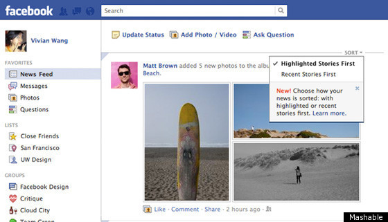 How to find old posts on facebook news feed