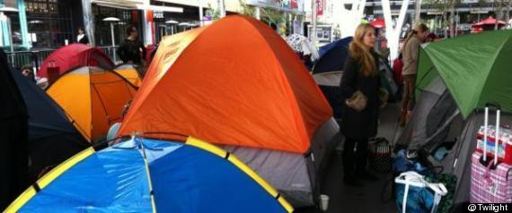 Twilight Fans Camp Out