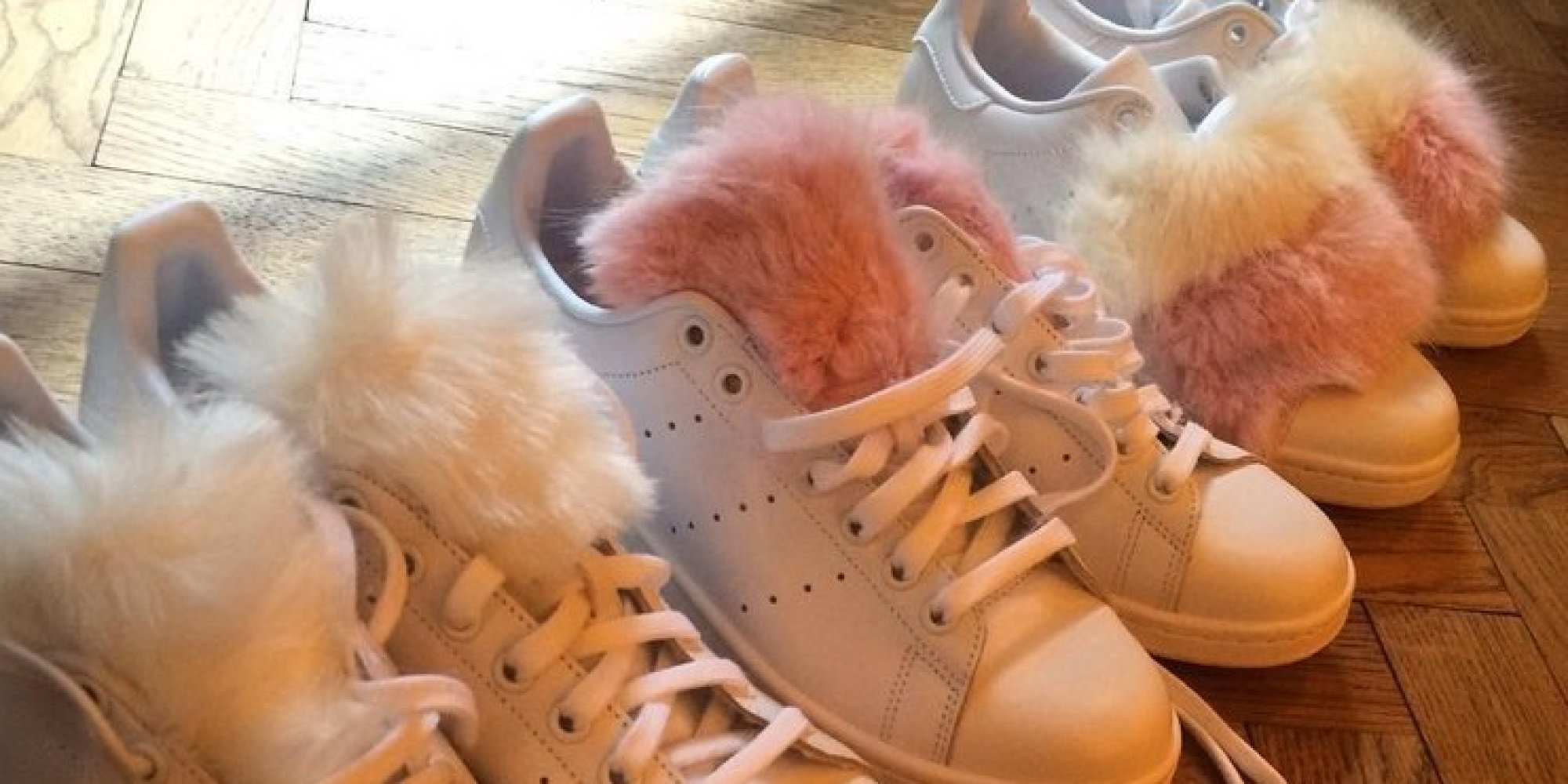 adidas furry shoes