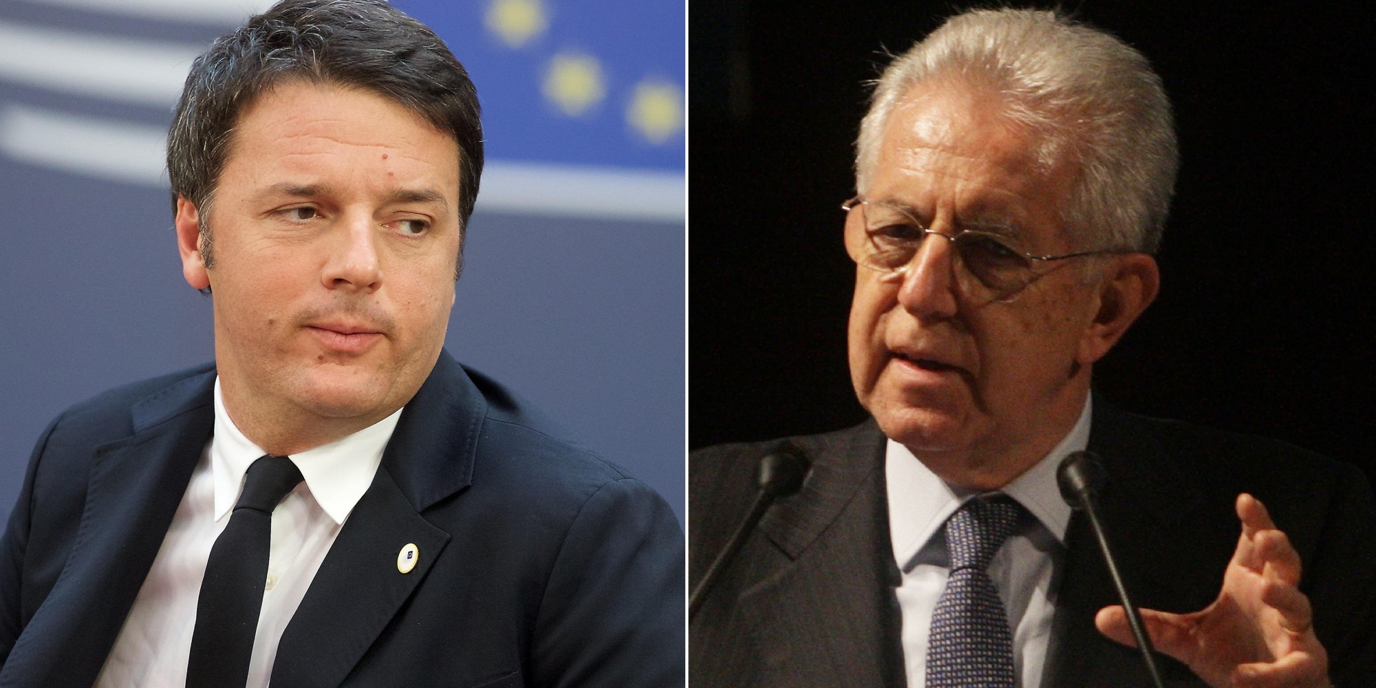 Risultati immagini per RENZI MONTI