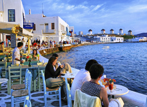 Tourists Greece