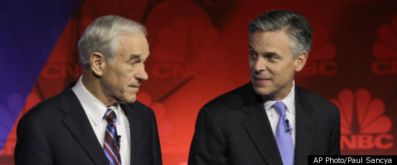 Gop Debate Ron Paul Huntsman
