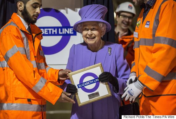 Elizabeth Line Warns Queen To Stop Photobombing Her After Crossrail
