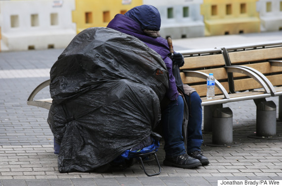 homeless london