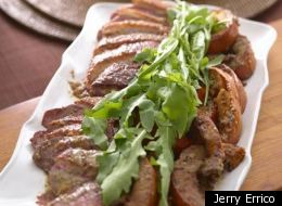 Tyler Florence's Spicy Roasted Duck And Honey Walnut Pumpkin