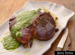 Tyler Florence's Tuscan Steak With Creamed Spinach