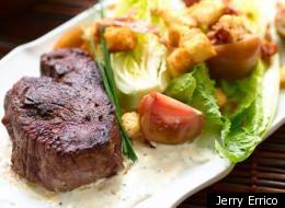 Tyler Florence's Steak And Bacon Blue Cheese Wedge Salad