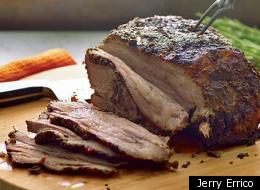 Tyler Florence's Slow-Roasted Pork Shoulder With Cranberry Pecan Relish