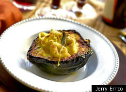 Tyler Florence's Roasted Acorn Squash Stuffed With Cheese Tortellini