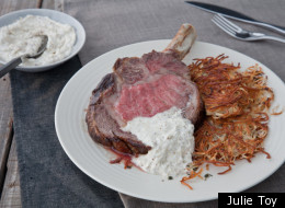 Curtis Stone's Standing Roast Rib Of Beef With Potato Rosti