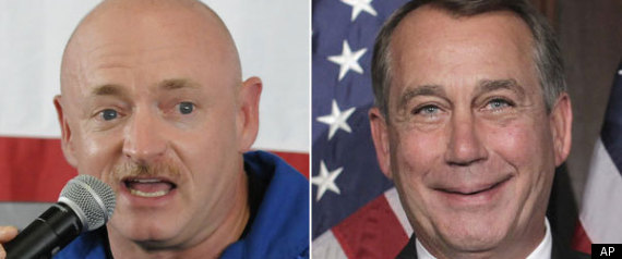Mark Kelly Gabrielle Giffords John Boehner