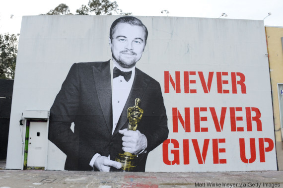 leonardo dicaprio mural