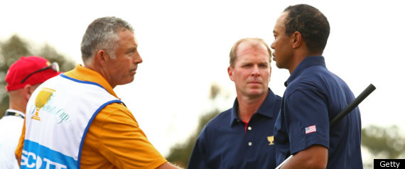 Tiger Woods Steve Williams Handshake