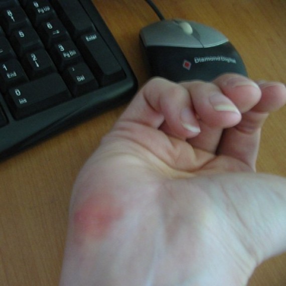 graphic designer hand