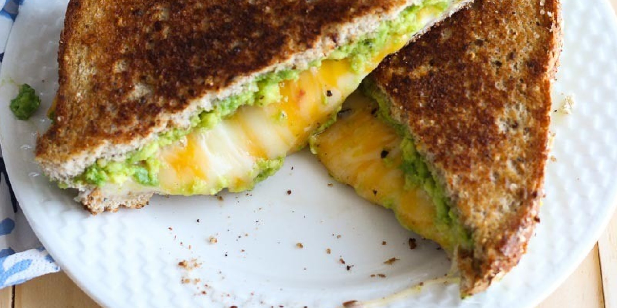 Easy Avocado Grilled Cheese Sandwich Cooking in Season