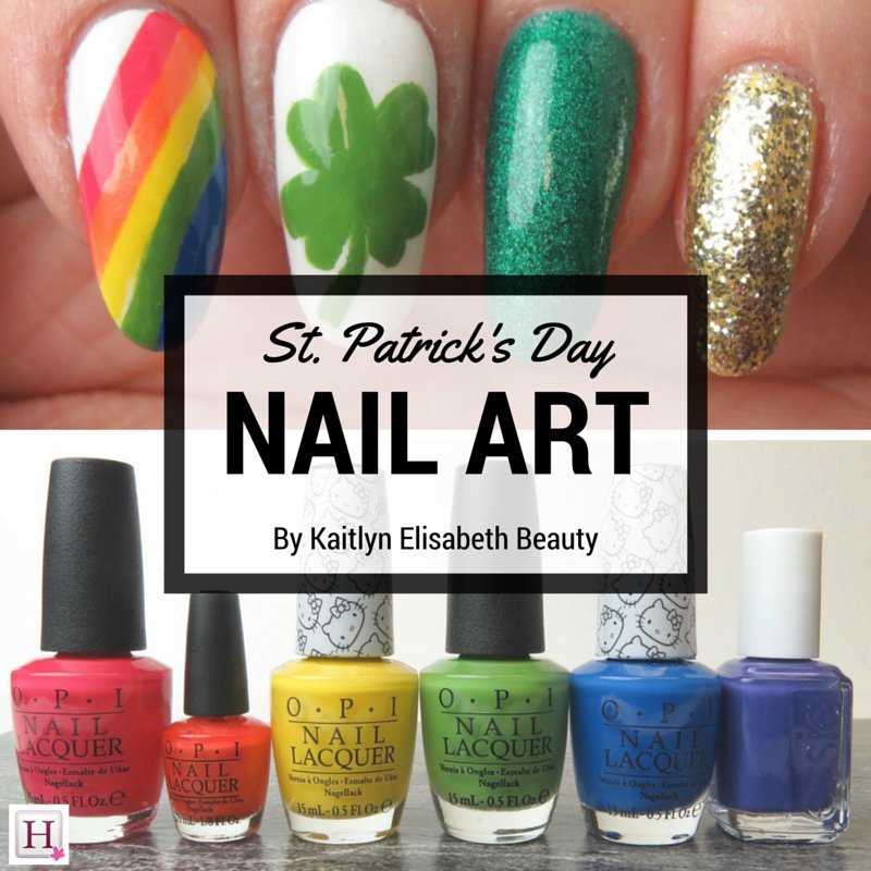 st patricks day nail art