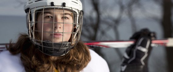 GIRL HOCKEY PLAYER