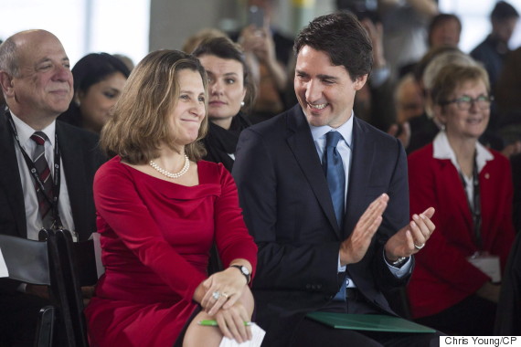 justin trudeau chrystia freeland
