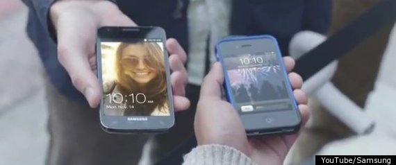 Samsung Apple Ad Commercial Galaxy S Ii Iphone