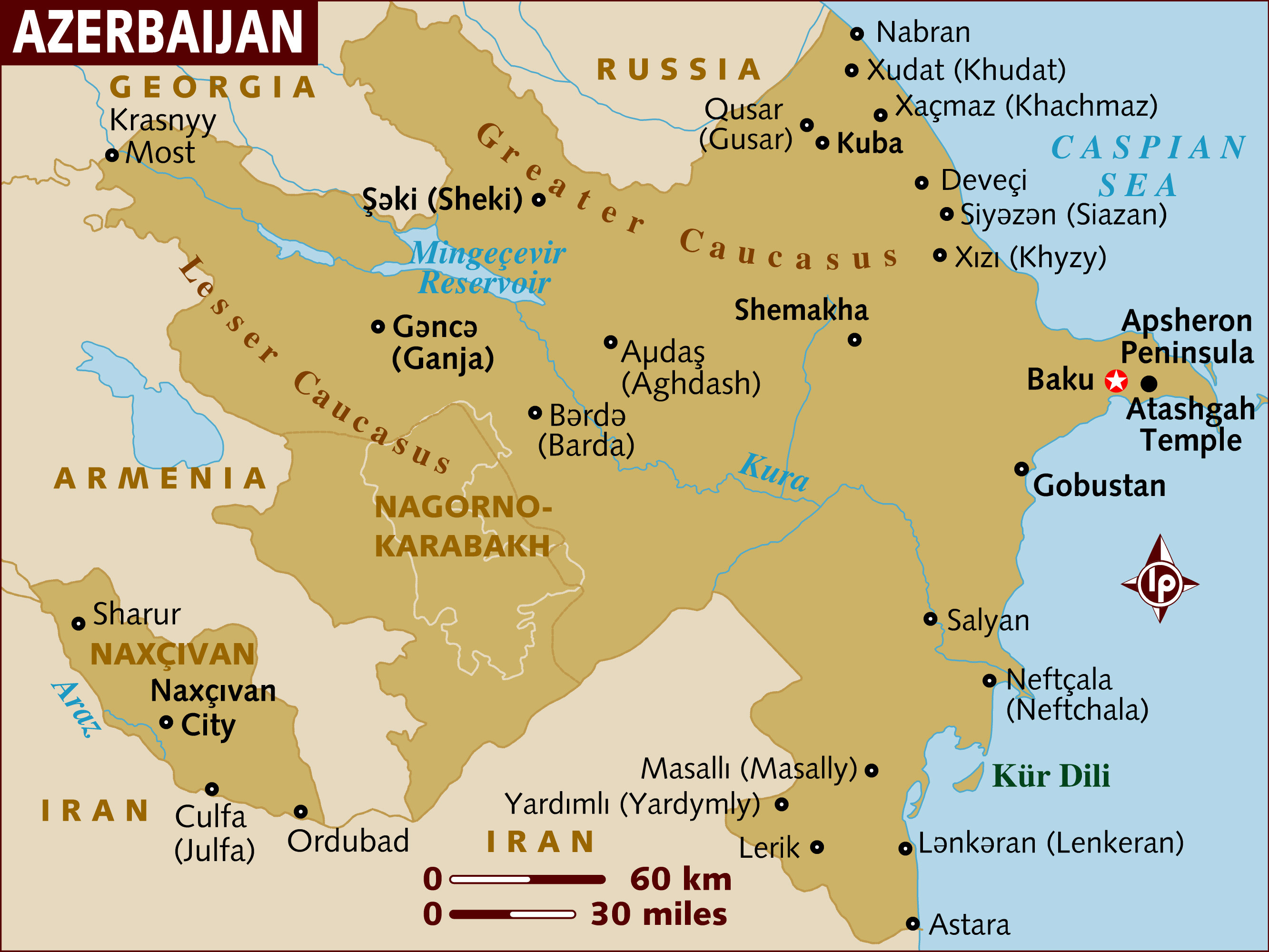 nagorno karabakh map