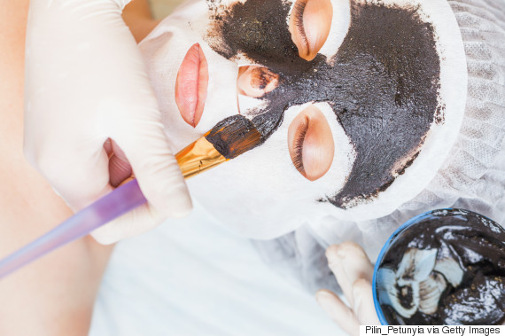 black mud mask
