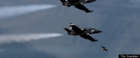 Jetpack Races Plane Yves Rossy