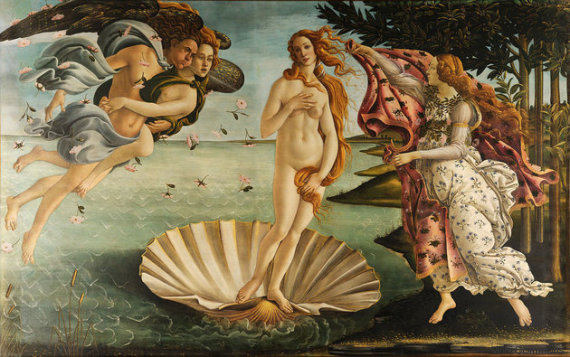 nacimiento venus botticelli