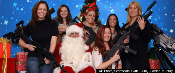 Santa Machine Gun