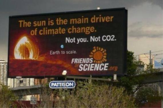 friends of science billboard