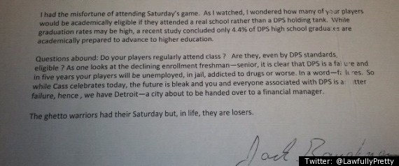 Cass Letter