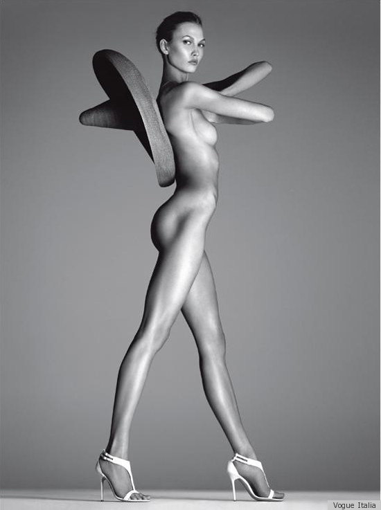 Karlie Kloss Goes Nude For Vogue Italia's December Issue NSFW PHOTOS 