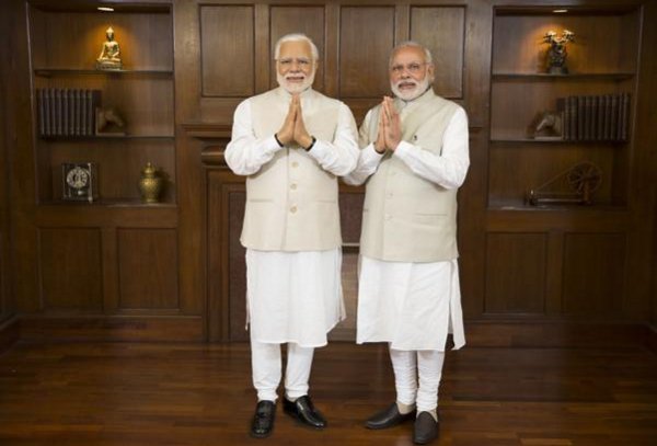 modi wax statue