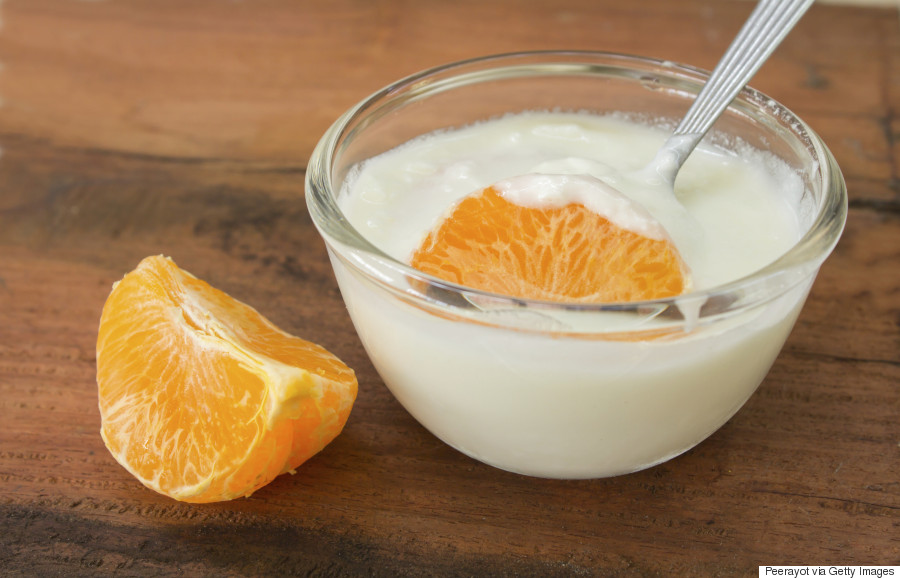 orange yogurt dip