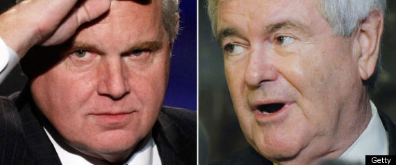 Rush Limbaugh Newt Gingrich Conservative Media