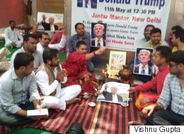 Hindu Outfit Prays For Donald Trump At Jantar Mantar, Hopes  He Will Go To War With Pakistan