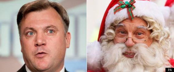 Father Christmas Ed Balls