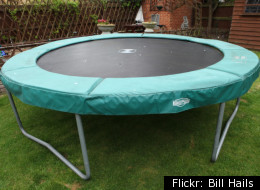 Scotland's 'Hurricane Bawbag' Blows Trampoline Down The Street (VIDEO)