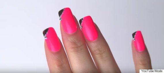 pink nails