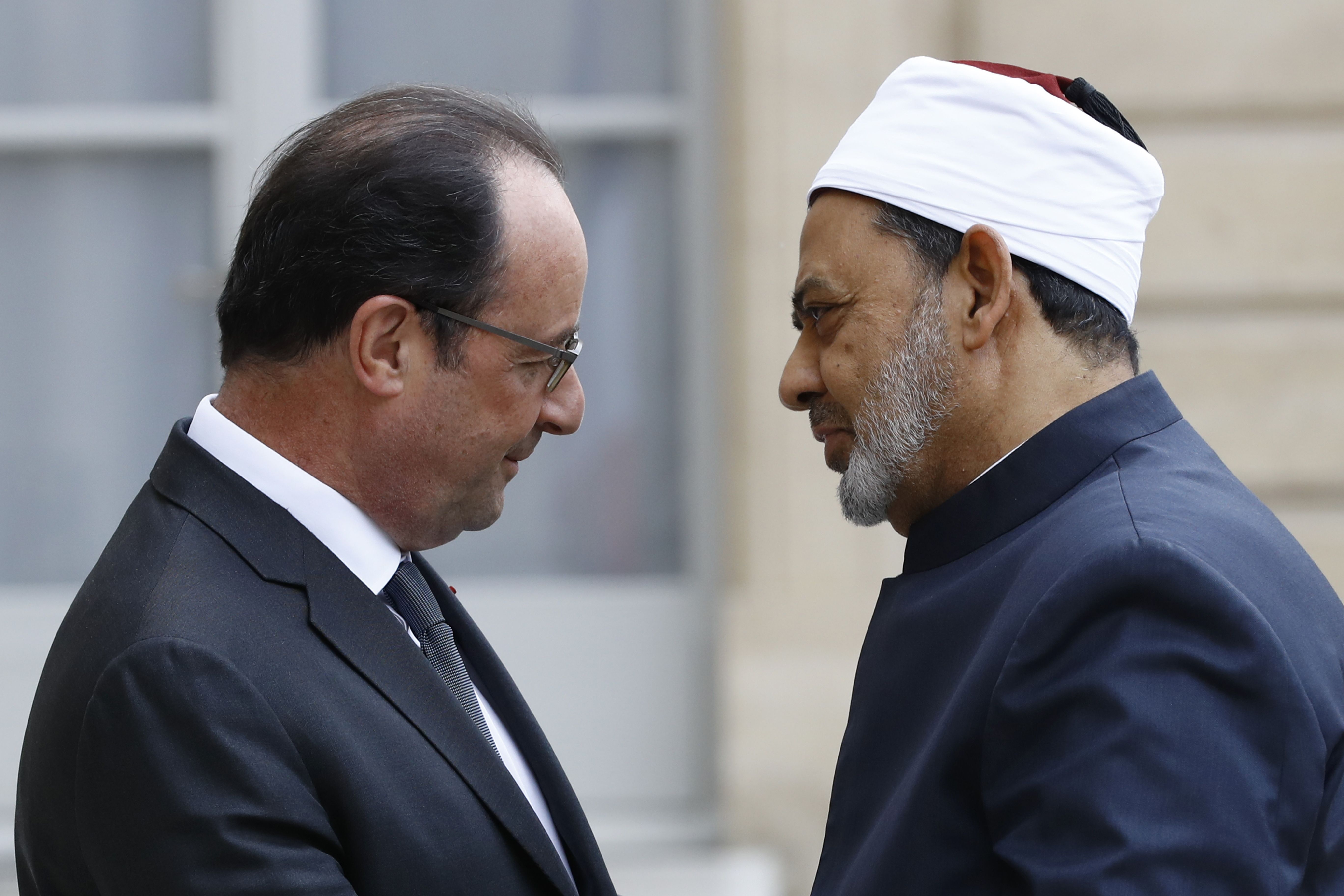 sheikh alazhar french president