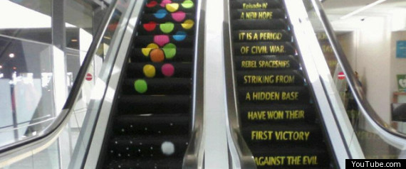 Star Wars Escalator