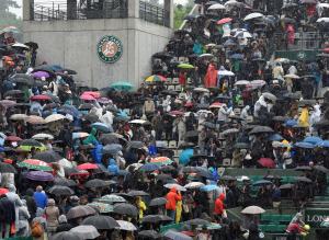 Pluie Roland Garros