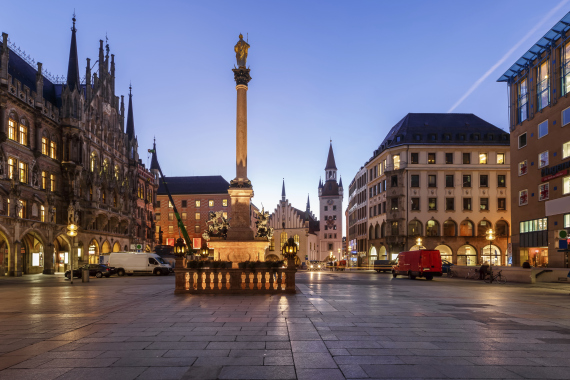 munich germany city night