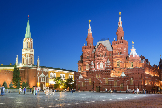 moscow russia city night