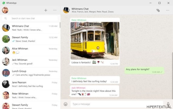 whatsapp window