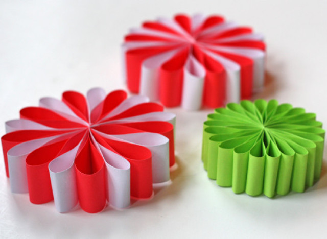 Craft Of The Day: Paper Flower Ornaments  Huffington Post