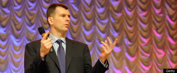 Mikhail Prokhorov Putin Challenger
