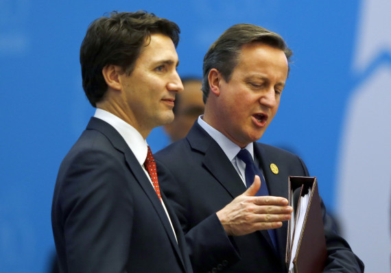 justin trudeau david cameron