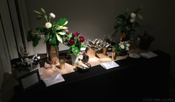 mesa do casamento