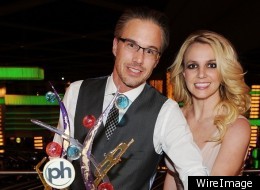 What A Sparkler! Britney Shows Off Engagement Ring In Herve Leger Bandage Dress