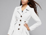 XOXO Coat, Pleated A-Line